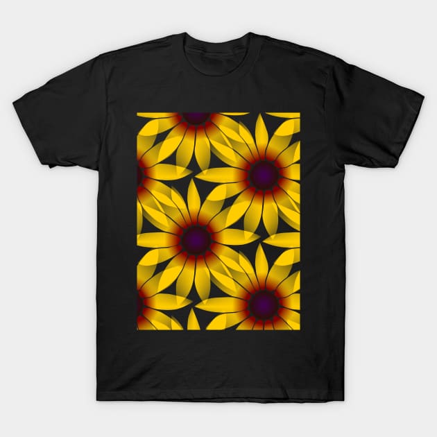 unique yellow sunhat - flowers, flowers,sun T-Shirt by rh_naturestyles